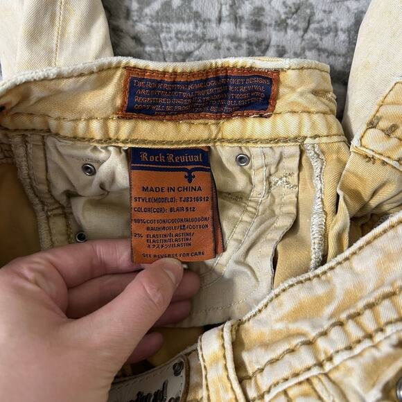 Rock Revival Blair Skinny Jeans T J8316512 - Size 25 - Picture 6 of 15